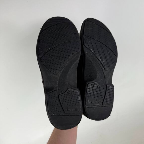 Dansko Josh Oxford Men's 7 Brown Leather Lace-Up Low Top Classic Dress Shoes - Picture 8 of 10